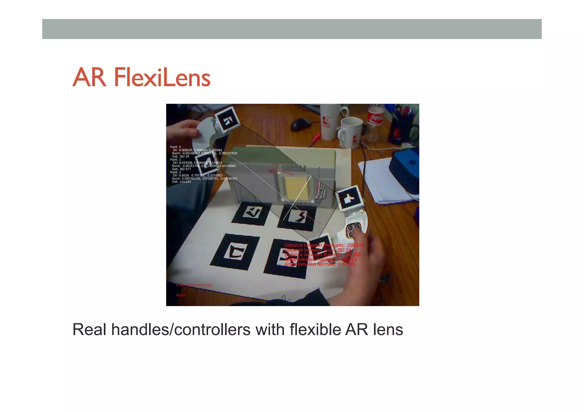 AR FlexiLens
Real handles/controllers with flexible AR lens
 