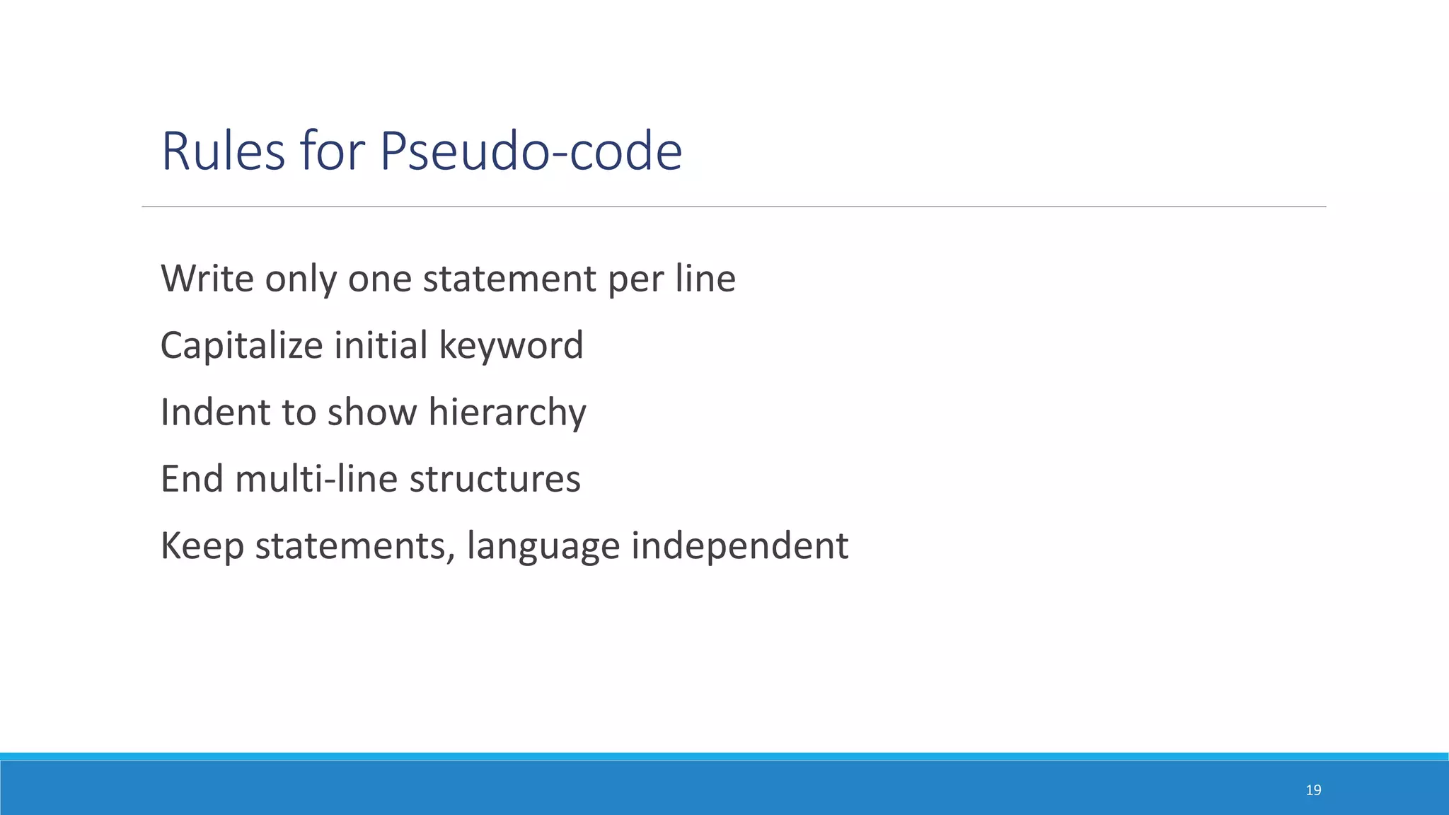 Pseudocode | PPTX