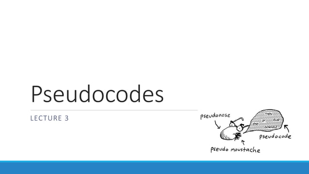Pseudocode | PPT image.