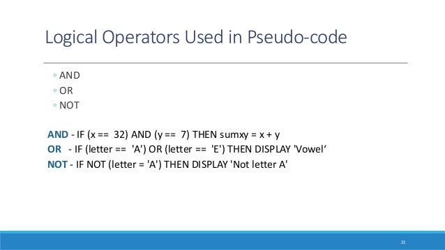Pseudocode