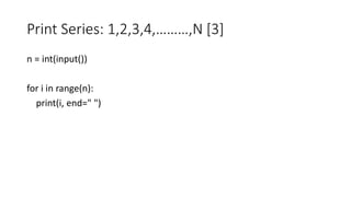 Lecture 3.1 python loop 1 (ewurc) | PPT