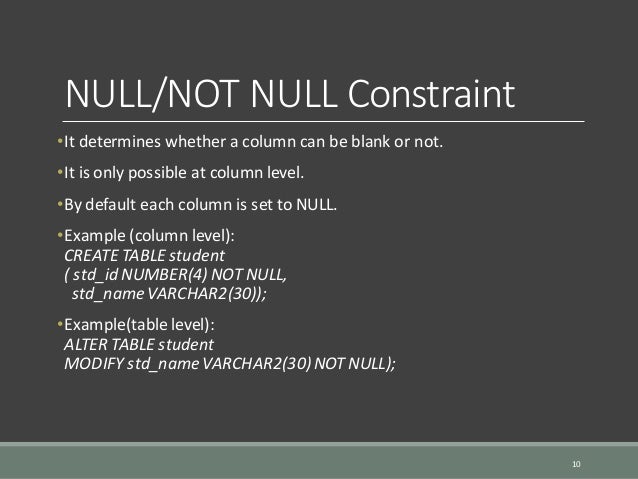 Oracle Sql Fundamentals Lecture 3 Oracle Sql Fundamentals Lecture 3
