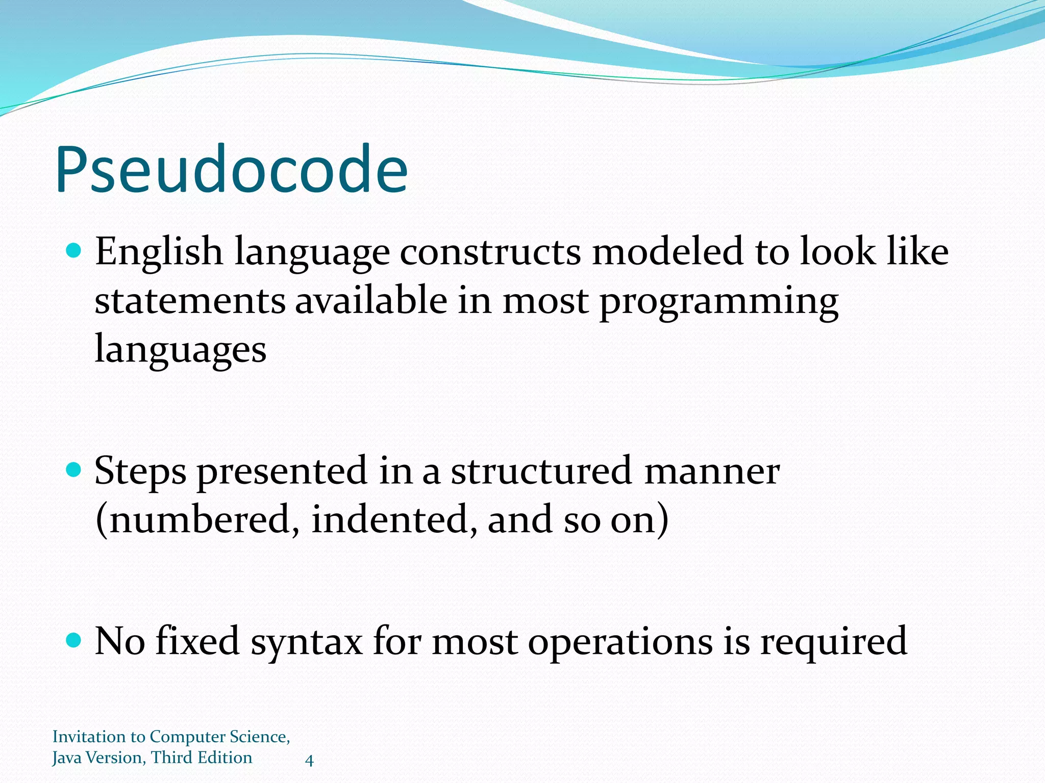 pseudocode and Flowchart | PPTX | Programming Languages | Computing