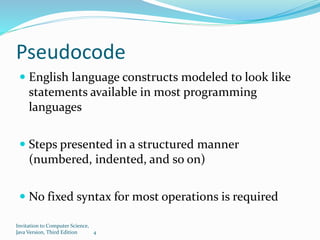 pseudocode and Flowchart | PPT
