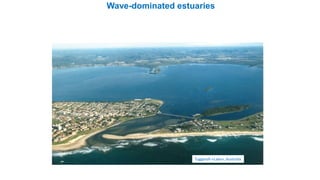 Wave-dominated estuaries
Tuggerah «Lake», Australia
 