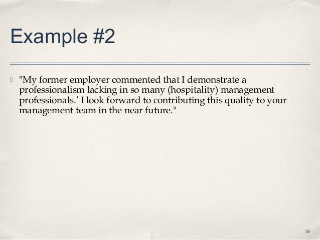 cover letter to former employer