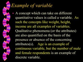 VARIABLES AND HYPOTHESES | PPTX