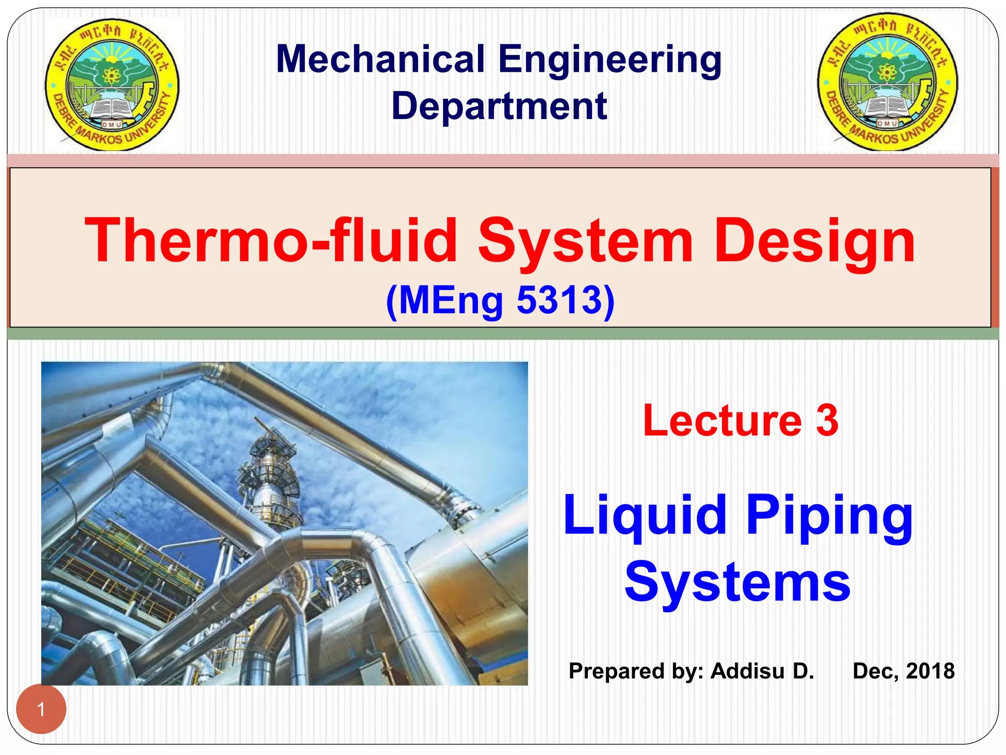 Liquid Piping Systems | PDF