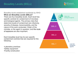 Lecture 3: biosafety levels | PPTX