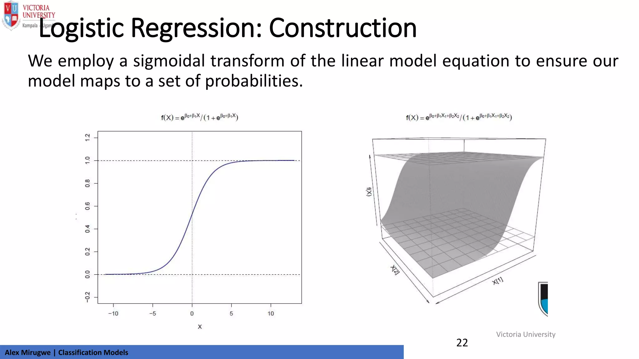 Machine Learning (Classification Models) | PPTX