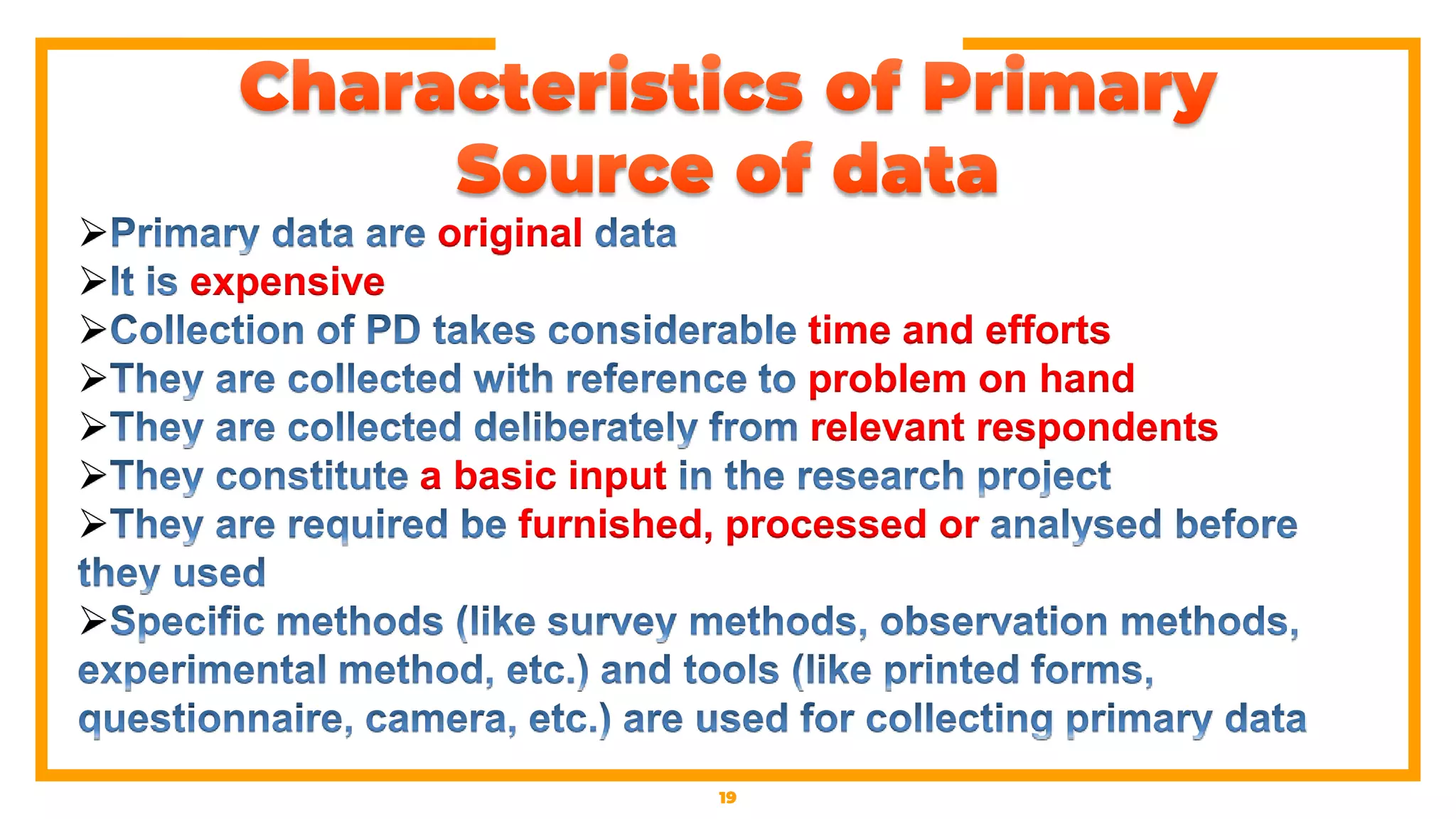 Sources of Data Collection - Business Statistics & Research Methods for ...