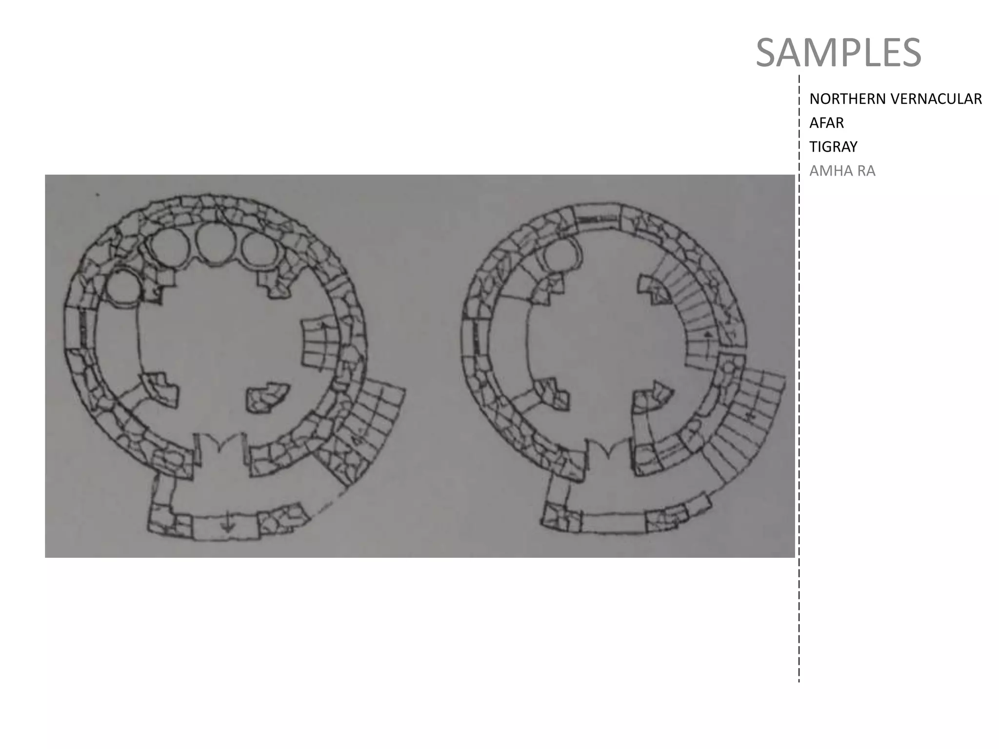 SAMPLES
NORTHERN VERNACULAR
AFAR
TIGRAY
AMHA RA
 