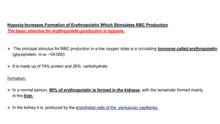 Stimulus For Rbc Production ERYTHROPOIESIS.pptx | PPTX