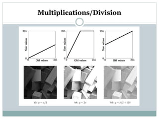 Multiplications/Division
 