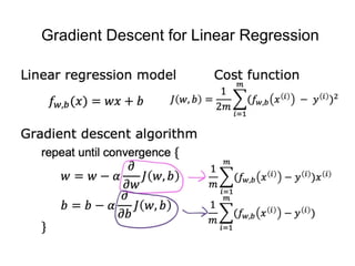Gradient Descent for Linear Regression
 