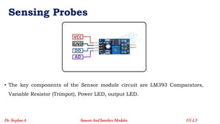 Common Sensors and their Working Principles - Lecture 3