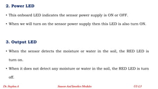 Common Sensors and their Working Principles - Lecture 3