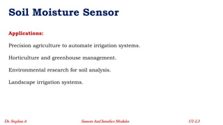 Common Sensors and their Working Principles - Lecture 3