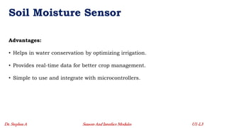 Common Sensors and their Working Principles - Lecture 3