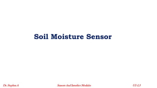 Common Sensors and their Working Principles - Lecture 3