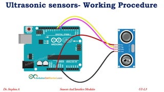 Common Sensors and their Working Principles - Lecture 3