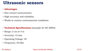 Common Sensors and their Working Principles - Lecture 3