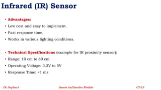 Common Sensors and their Working Principles - Lecture 3