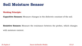Common Sensors and their Working Principles - Lecture 3