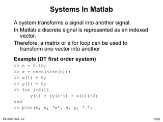 signal and systems basics for engineering | PPT