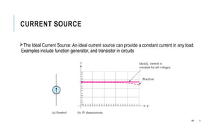Basic concepts on voltage current and power | PPTX