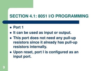 The 8051 micro controller and embedded systems .pptx