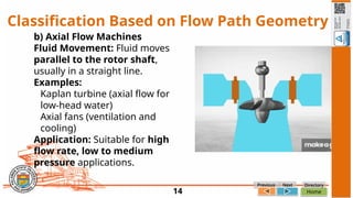 introduction and classification of fluid machines | PPTX