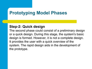 Lecture 3: Software Process Models (Evolutionary Model Prototype Model ...