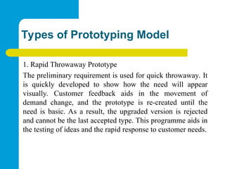 Lecture 3: Software Process Models (Evolutionary Model Prototype Model ...