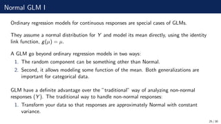 Comprehensive Overview of Generalized Linear Models in Statistical ...