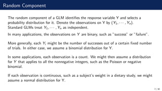 Comprehensive Overview of Generalized Linear Models in Statistical ...