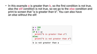 Comprehensive Guide to Python Control Flow: Conditionals and Loops | PPTX