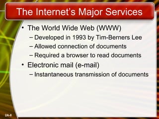 Comprehensive Overview of the Internet and World Wide Web Evolution and ...