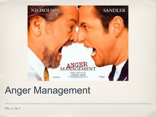 Anger Management
Who are You?
 