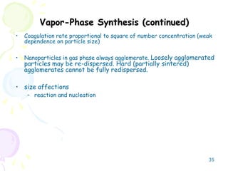 Lecture 3-4 nano synthesis and different method of preparations | PDF