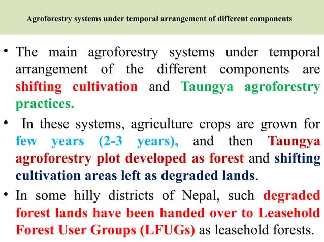 Lecture 3-Agroforestry System and classification.pptx