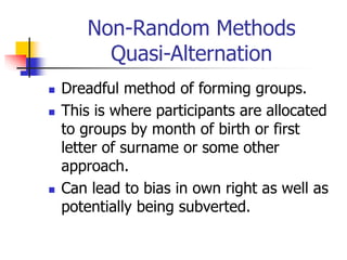 random and quasi allocation presentation .ppt