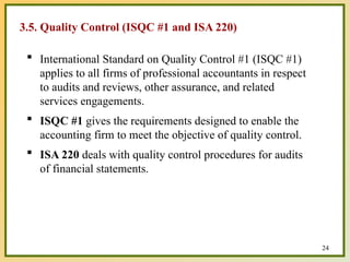 Isqc Lecture 3 - Auditors Services.pptx ddadss | PPTX