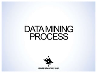 DATAMINING
PROCESS
 