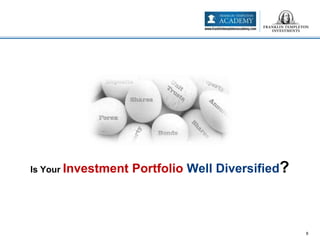 8
Is Your Investment Portfolio Well Diversified?
 