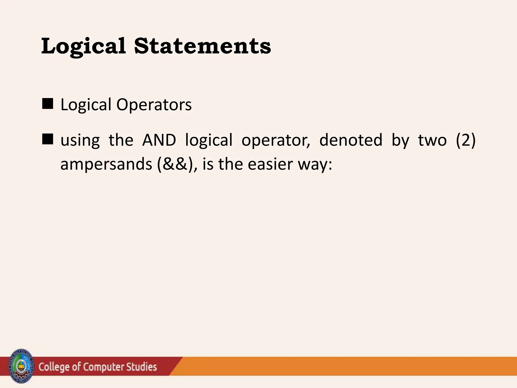 Conditional Statement-pptx-lesson3asdfsa | PPT