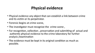 Evidence Found lecture 3 -Crime Scene Investigation.pptx