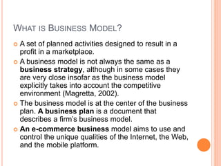 Lecture 3  e-cmmerce , business models and concpets-chapter 2