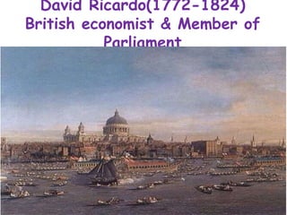Lecture 3 Free trade - Smith and Ricardo | PPT