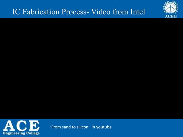 Lecture3 IC fabrication process | PPTX